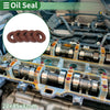 Make Model Oil Seal 22x45x8mm Brown 5 Pcs