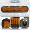 Motorcycle Universal Reflector / Orange / Spoke Reflective Safety with Screw