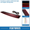 Hyundai Verna (2010-2019) - 2 x Red Amber Rear Bumper Reflector Lights