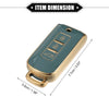 Mitsubishi Outlander TPU Blue Remote Key Fob Cover (2014-2023)