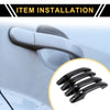 GMC Yukon (2015 - 2023) Black 4pcs Exterior Door Handle Cover