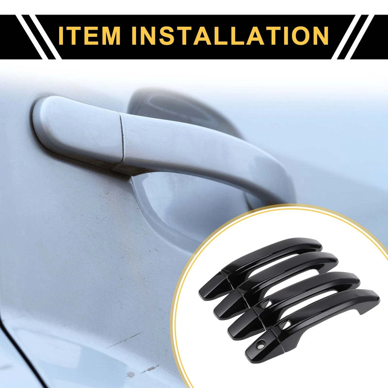 GMC Yukon (2015 - 2023) Black 4pcs Exterior Door Handle Cover