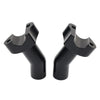 Harley Dyna Softail Road King 3.5" Pullback Handlebar Risers Black