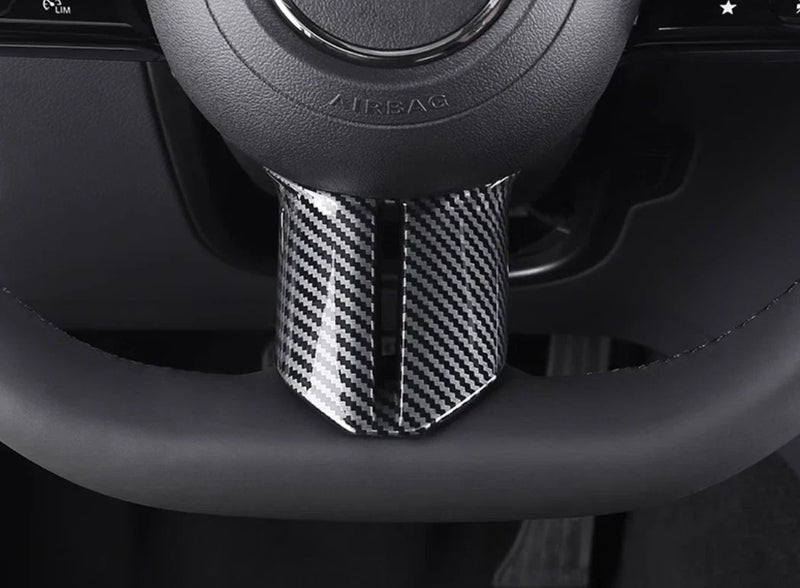 Mercedes-Benz GLC 2023 Steering Wheel Carbon Fiber U Shape Cover Trim