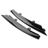Jaguar XJ Gloss Black Front Side Grille Bumper Molding Trim (2010-2015)