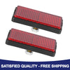 Motorcycles ATV Dirt Bike Universal 2 x M6x1.0 License Plate Reflector