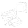 Harley CVO Street Road Glide Driver & Passenger Backrest Pad (2009 - 2023)