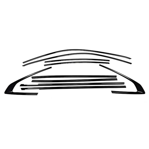 VW Arteon CC (2019-2024) Chrome Black Weatherstrip Molding Trim
