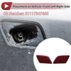 BMW X1 Wine Red Front Left & Right Washer Nozzle Cover Caps