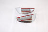 Tesla Model S (2013-2022) 2 x ABS Chrome Rearview Mirror Side Lid Cover Trim