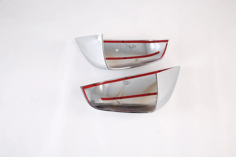 Tesla Model S (2013-2022) 2 x ABS Chrome Rearview Mirror Side Lid Cover Trim