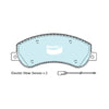 Ford Transit Van Heavy Duty Front Disc Brake Pad Set (2006-2010)