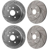 Front & Rear Brake Disc Rotors For Lexus IS250 2006 2007