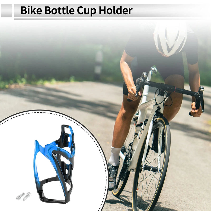 Motorcycle Bicycle Universal Black Blue Plastic Water Bottle Cup Holder