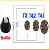 T4 LED Bulbs 1SMD Neo Wedge Gauge Dash Lights