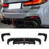 BMW G30 G31 G38 M550i Rear Bumper Diffuser Lip (2017-2023)