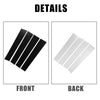 Dodge Ram Black 4 x Door Cover Panel Trim Pillar Posts Stickers
