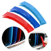 BMW X3 F25 Tri-Color 7 Bars Front Kidney Grille Cover (2011-2017)
