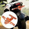 Motorcycle License Bracket Fender E-liminator Orange