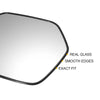 Honda CR-V Left Right White Mirror Glass Pair w/ Back Heated (2007-2011)