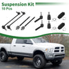 Dodge Caravan 10 x Front Suspension Kit Tie Rod Ends & Sway Bar Links (01-07)