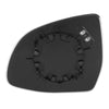 BMW X5 Heated Right Rearview Mirror Glass with Backing Plate (2000-2006)