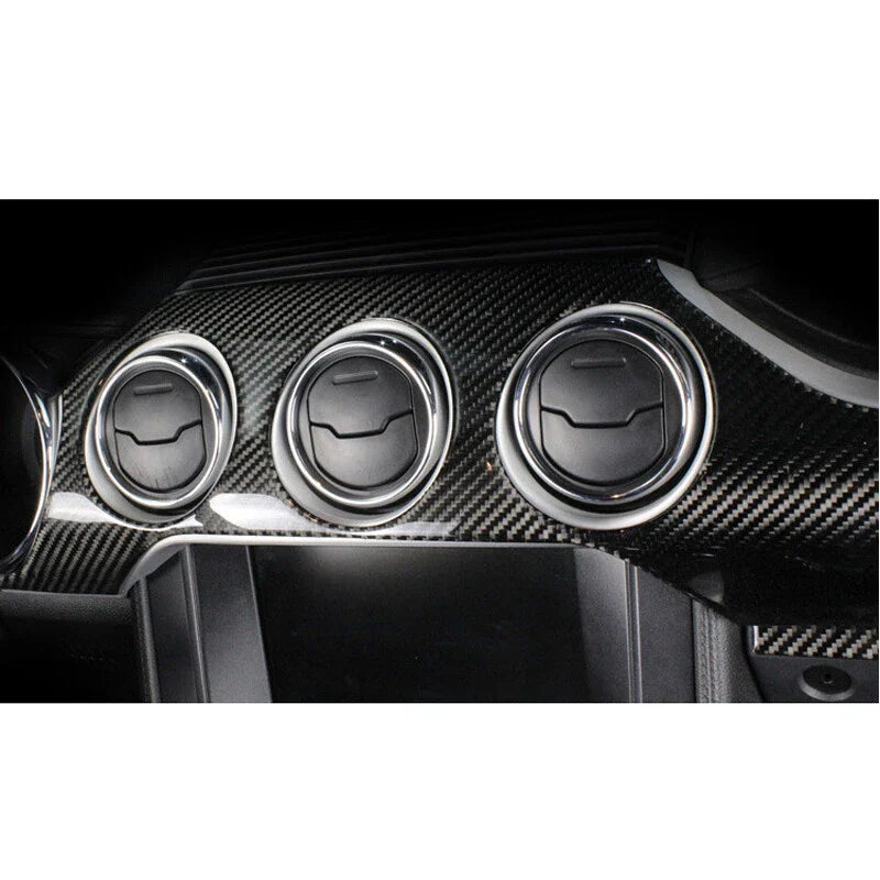 Ford Mustang 2015-2018 Real Carbon Fiber Interior Dashboard Panel Trim fit