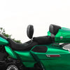 Harley Touring Road Glide Green Stitching Driver Backrest Pad (2009-2023)