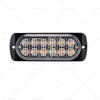 1 LED Emergency Flashing Warning Lights White Amber 12/24V
