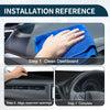Subaru Forester SH 2007-2012 Black Dashboard Cover Mat