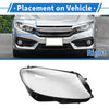 Mercedes-Benz C-Class Car Front Right Headlight Lens Cover (2018-2020)