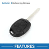 Ford C-Max 3 x Keyless Entry Remote Fob Shell Case (2004-2010)