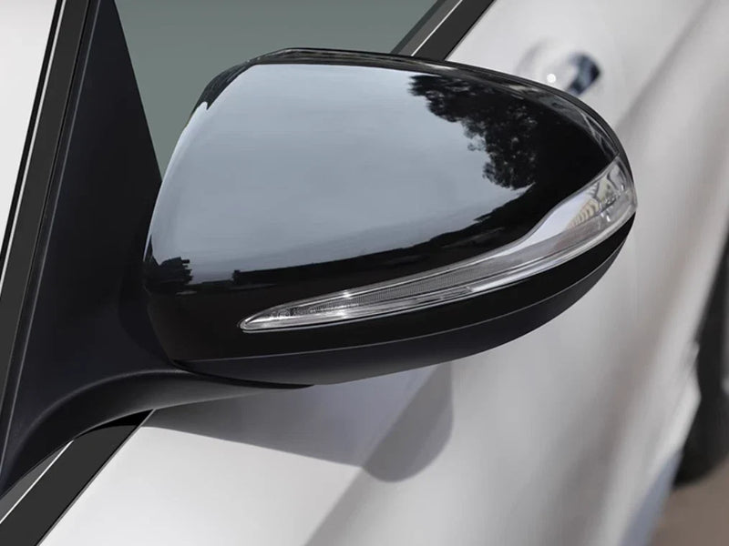 Mercedes-Benz GLB (2020-2023) 2 x Glossy Black Rearview Mirror Lid Cover Trim