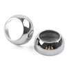 Harley Sportster Dyna FXR FXD 39mm Chrome Front Fork Boot Cap Covers