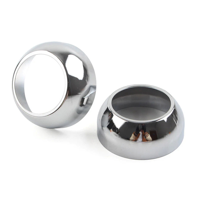 Harley Sportster Dyna FXR FXD 39mm Chrome Front Fork Boot Cap Covers