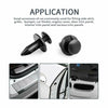 100 Pcs 8mm ATV UTV Fairing Body Trim Panel Fastener Clips