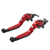 BMW S1000RR S1000R Red CNC Extendable Brake Clutch Levers (2015-2019)