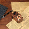 Retro Style Vintage Bluetooth Speaker Wooden FM Radio MP3 Player (N/A)