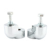 Honda VTX1300C (2004-2009) 2 x Chrome Motorcycle Handlebar Riser Mount Clamp