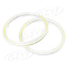 Car 90mm Pure White LED Halo Lamp Angel Eyes Ring Fog Light (12V-24V)