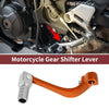 Honda CRF110F (2013-2018) - Orange Silver Tone Folding Shifter Lever
