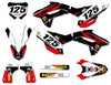 Honda CRF 250 EURO RED Graphics Decals Custom Sticker Kit (2022-2024)