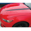 Ford Mustang 2015-2018 Black Hood Spare Strip Sticker Vinyl Decal fit