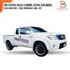 Toyota Hilux Ute Vigo MK6 White SR5 Fender Flare Arch (2005-2015)