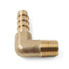 Various Models Brass Hose Barb Fitting Elbow 1/4"x 1/8" NPT Male Connector