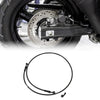 Motorcycle 140cm Motorcycle Brake Clutch Oil Hose Line Nylon Stainless Steel Wire Braid PU