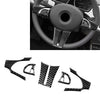 BMW Z4 (2003-2008) 5 Pcs Steering Wheel Cover Trim Black Carbon Fiber