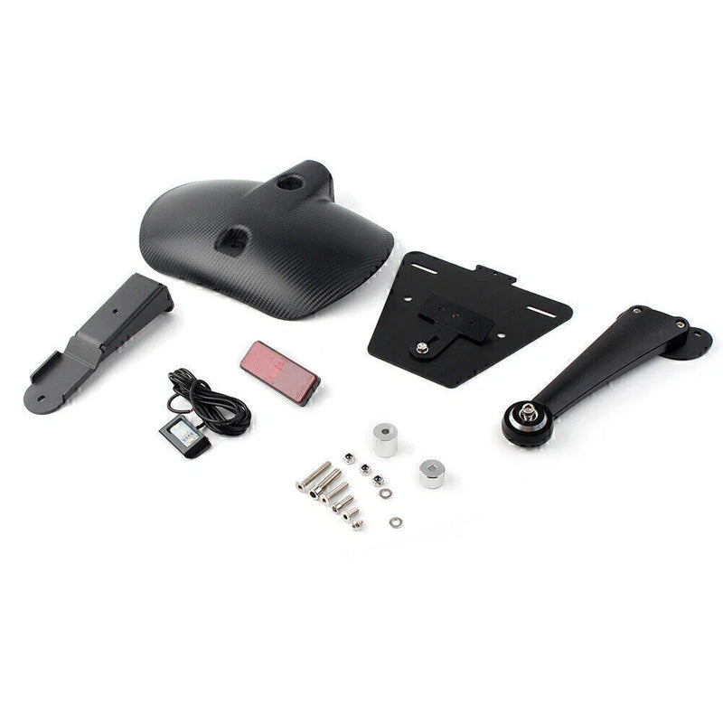 BMW R nine T R9T Rear Mudguard Fender + License Plate (2014-2018)