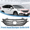 Honda CR-V (2012-2014) Chrome Silver Tone Front Upper Bumper Grille