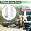 Motorcycle 7/8" 22mm Hand Grips Cover Kit End Grips TPU White